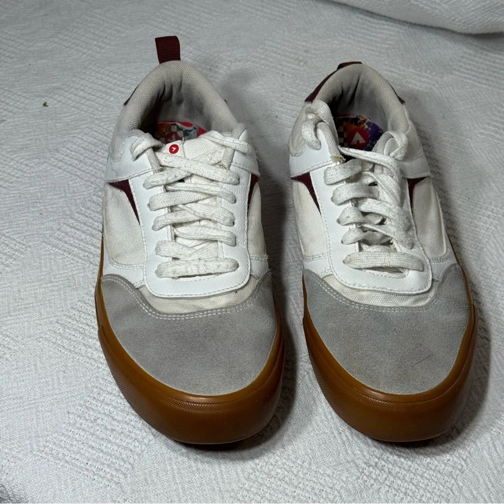 Airwalk Huntington Lace‎ Up Sneakers Men’s  Size 10 Cream White Skate Skateboard